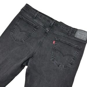 Levis 541 Jeans Mens 46X34 (Fits 44X30) Black Denim Athletic Taper Cotton